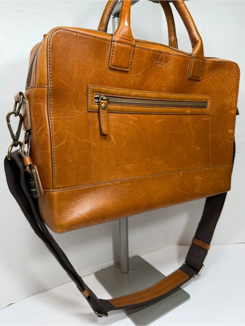 Shinola sleek leather